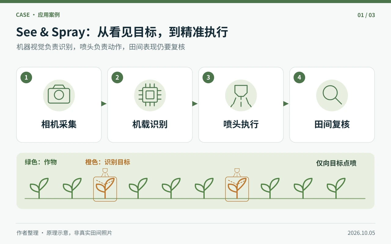 AI识别杂草再喷药，John Deere这个案例该怎么看节省效果？