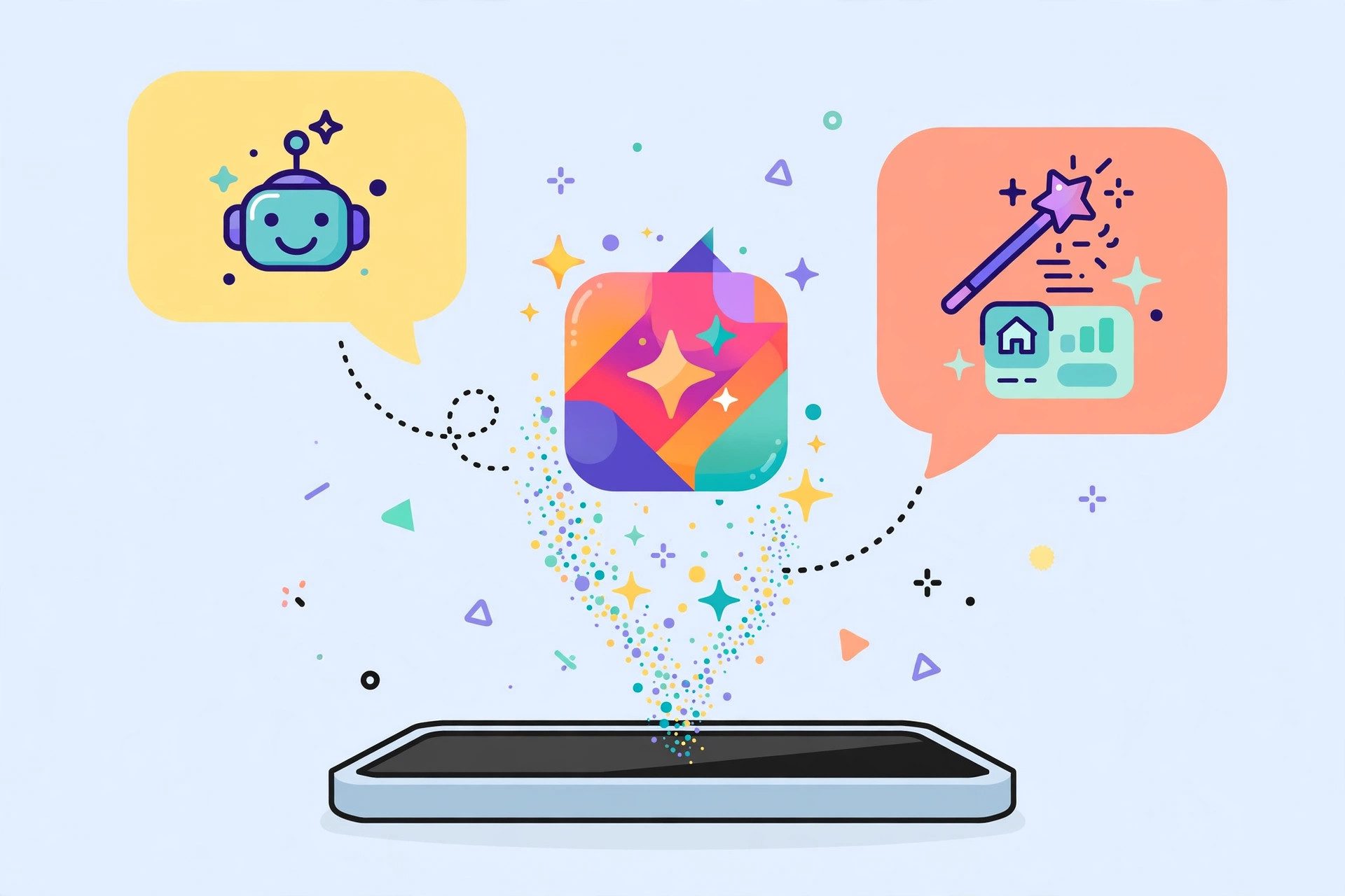 不会写代码，也能拥有自己的App：Google让AI做的应用直接装进手机